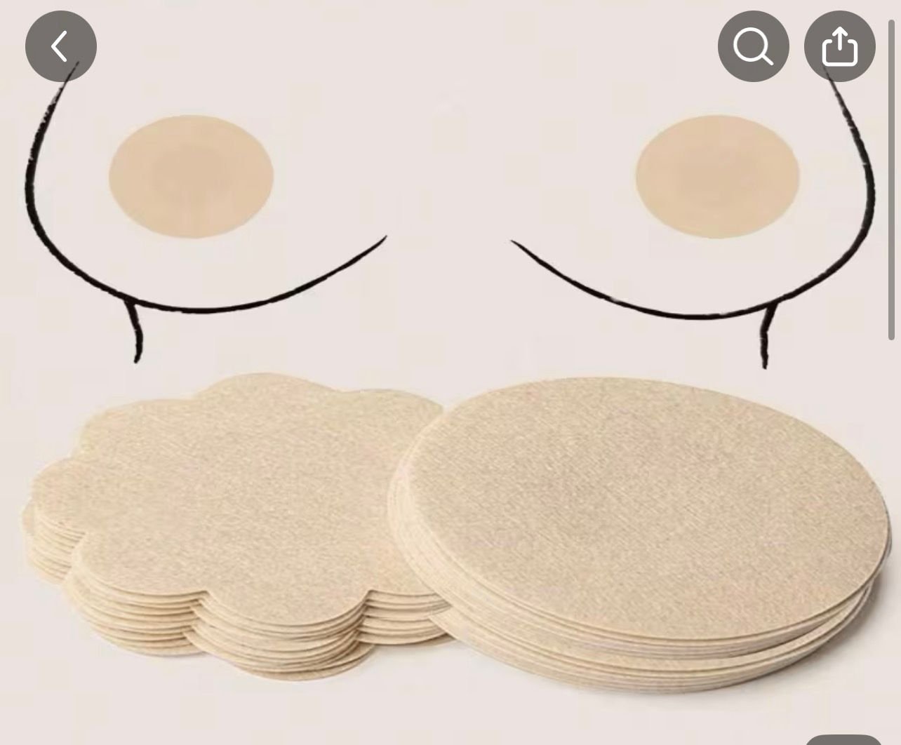 Cubiertas de pecho desechables